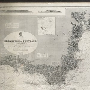 Antiga Carta Marítima do Almirantado Britânico