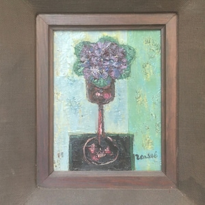 Gabriel Zendel. Oil on canvas. Mid century.