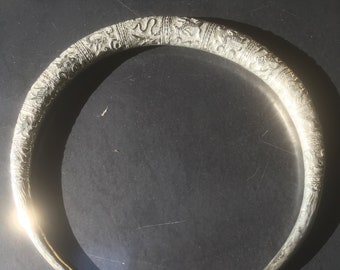 Antike ethnische chinesische Silber Halskette