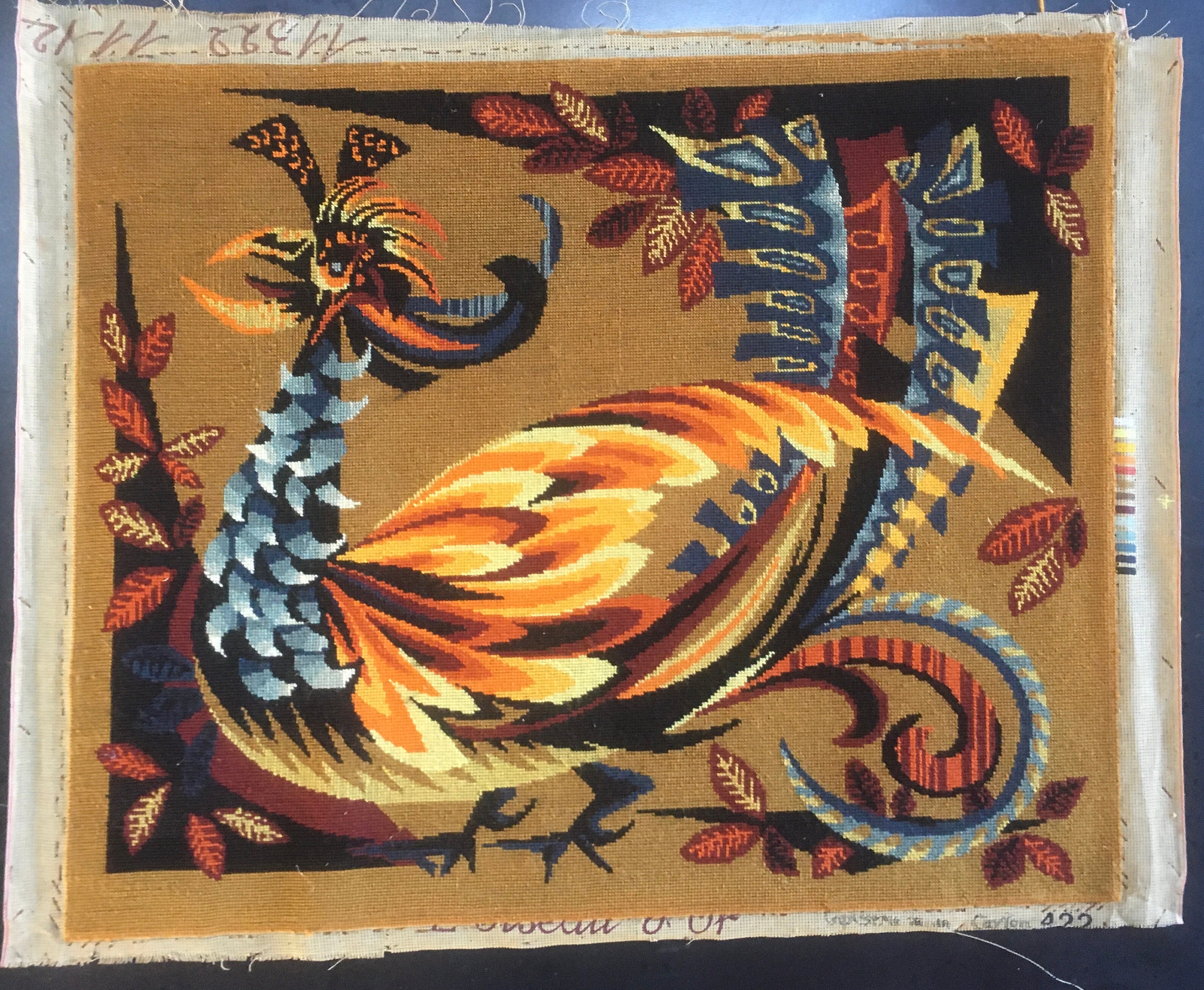 ヴィンテージのフランスの刺繍やタペストリー - Etsy 日本