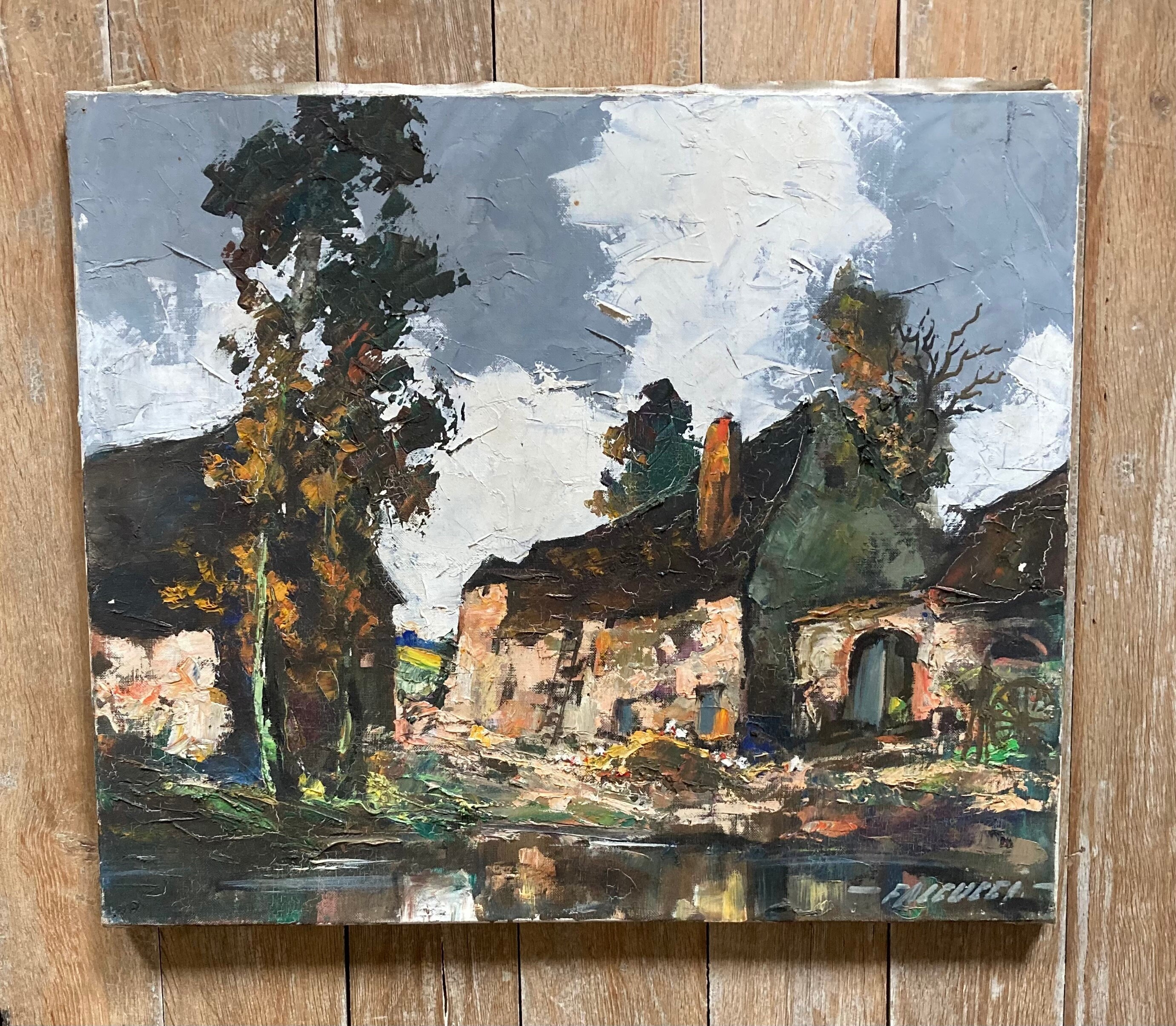 ロバート・ファルクッチ 1900 -1989。フランスの芸術家。キャンバスに