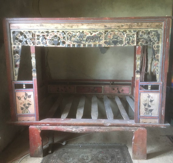 Antique chinese bed deals