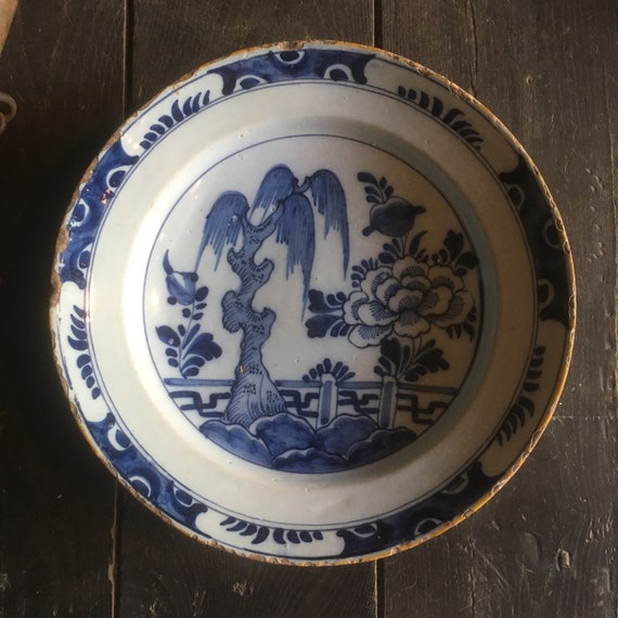 アンティークデルフト 大皿 18世紀のデルフト大皿 - Etsy 日本