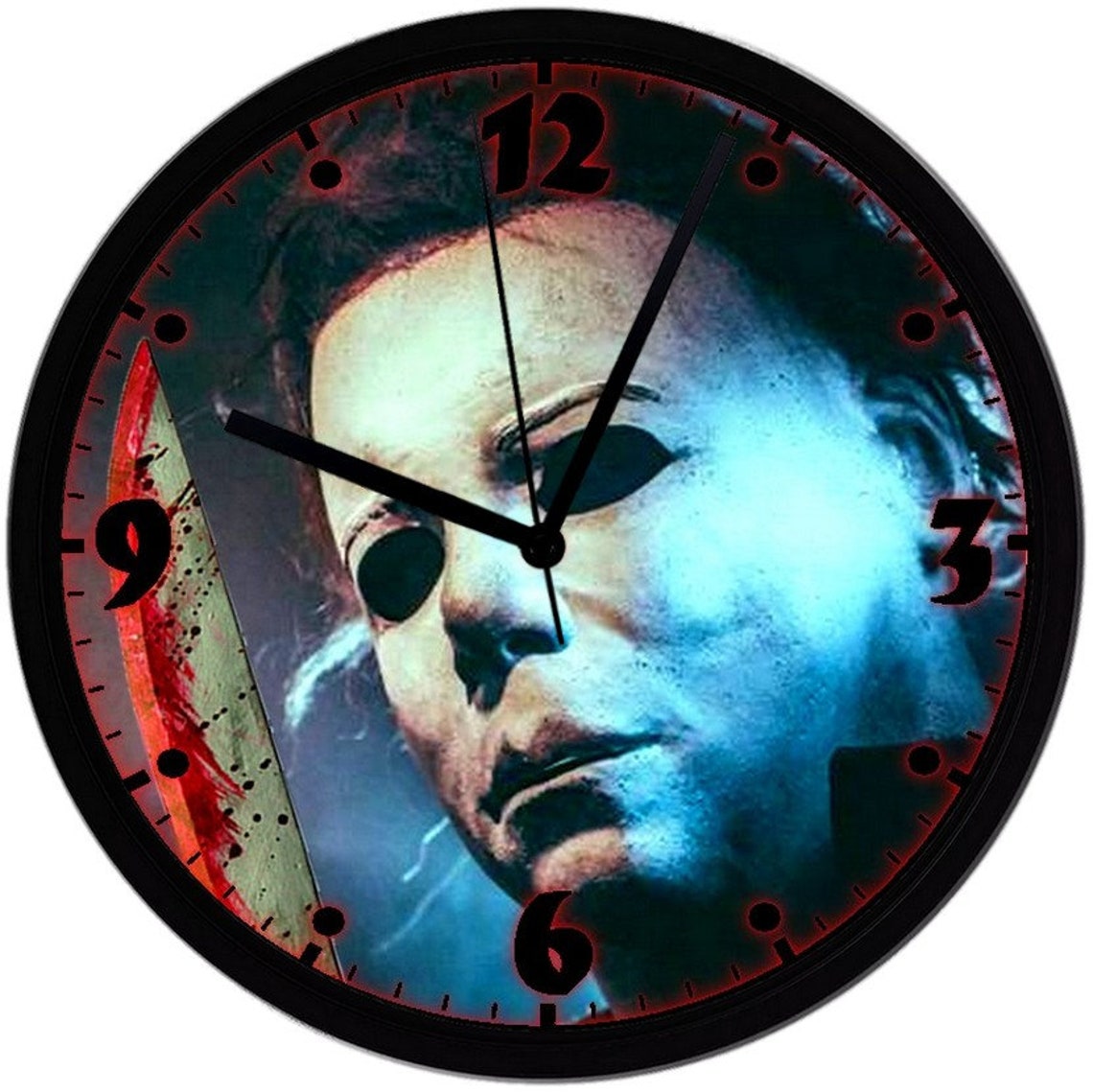 NEW Michael Myers 8 Exclusive Homemade Wall Clock w/ Etsy