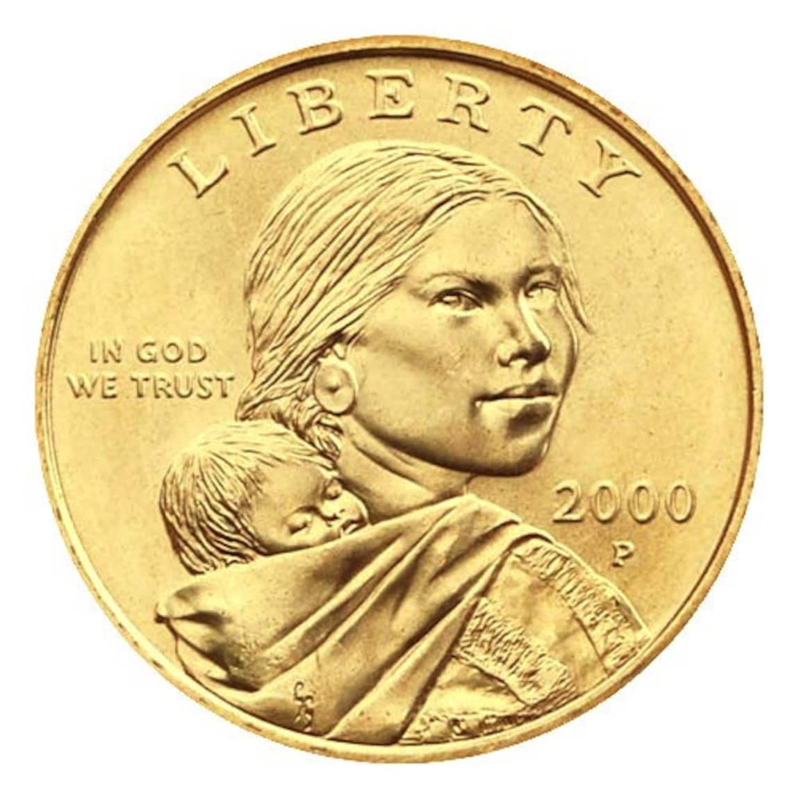 VERY RARE 2000 P Sacagawea Golden Dollar Goodacre Etsy