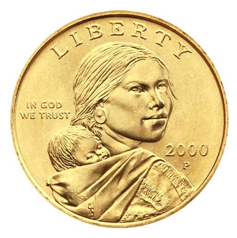 VERY RARE 2000 P Sacagawea Golden Dollar Goodacre Etsy very-rare-2000-p-sacagawea-golden-dollar-goodacre-etsy