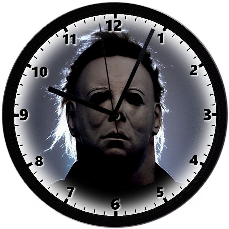 Michael Myers 8in. Unique Homemade Wall Clock Battery Etsy