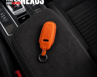 Cover per chiave Audi in Alcantara – Custodia di lusso per chiave intelligente, protezione in stile motorsport