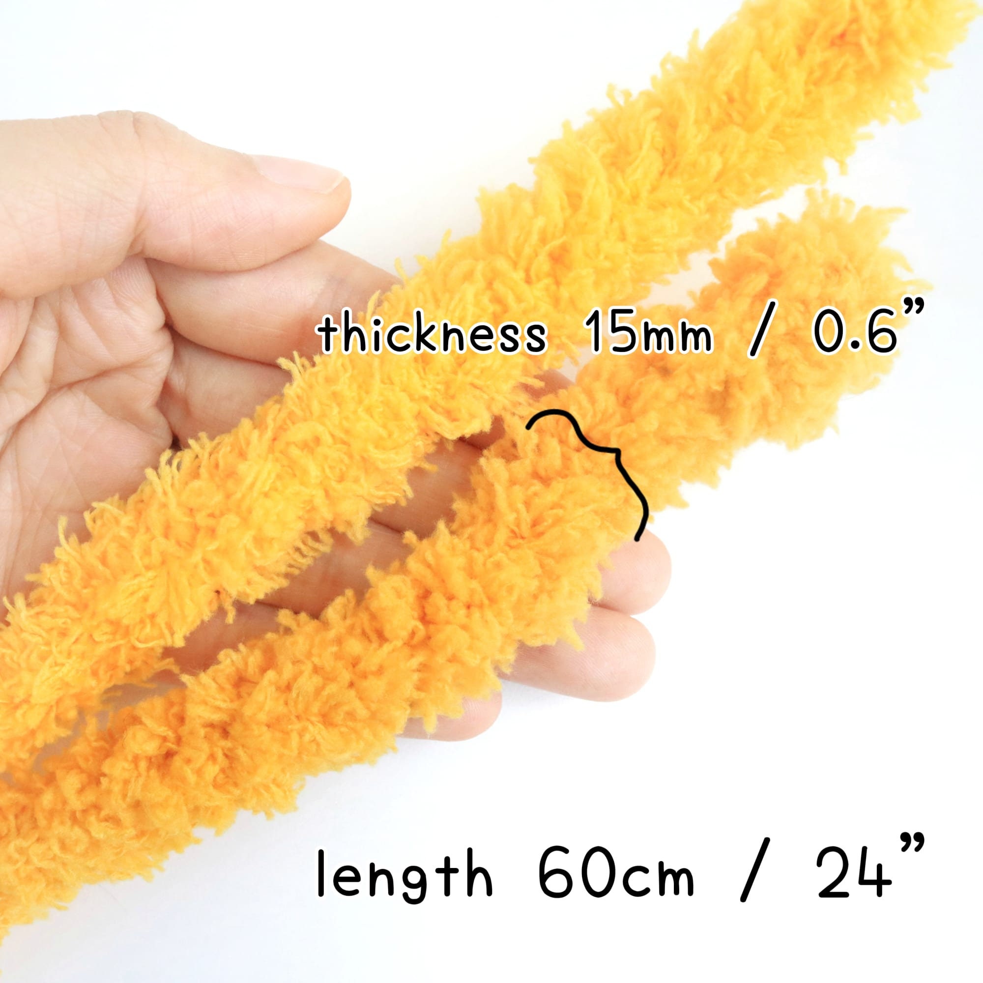 15mm Jumbo Chenille Steams Craft Pipe Cleaner Thickness 15mm -   Singapore