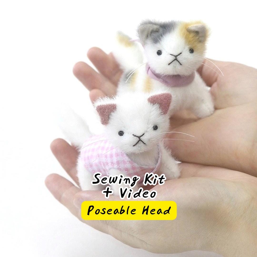猫用裁縫キット DIY ミニ猫ぬいぐるみ裁縫キット ぬいぐるみ 大人用猫
