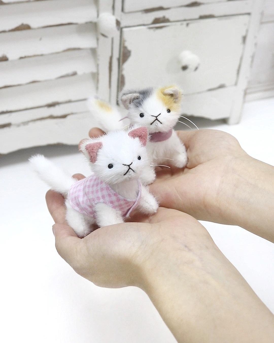 猫用裁縫キット DIY ミニ猫ぬいぐるみ裁縫キット ぬいぐるみ 大人用猫
