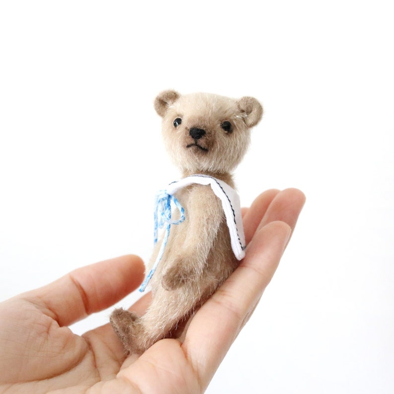 Mini Bär Nähen Kit, Künstler Teddy Bär Craft Kit DIY Miniatur Bär Kits mit Anleitung (Nähanleitung). Bild 6
