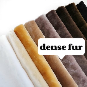 SALE straight pile fur fabric soft plushie making material teddy bear fur for fursuit fut stuffed animal faux fur 10mm synthetic fur B03