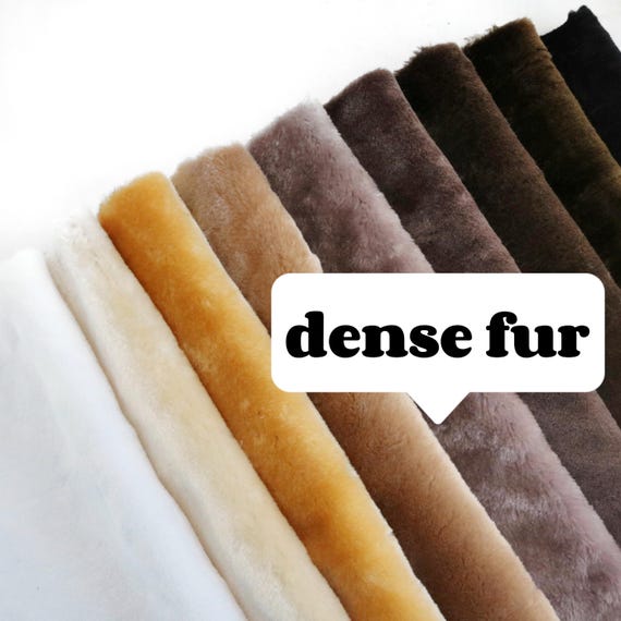 SALE straight pile fur fabric soft plushie making material teddy bear fur for fursuit fut stuffed animal faux fur 10mm synthetic fur B03