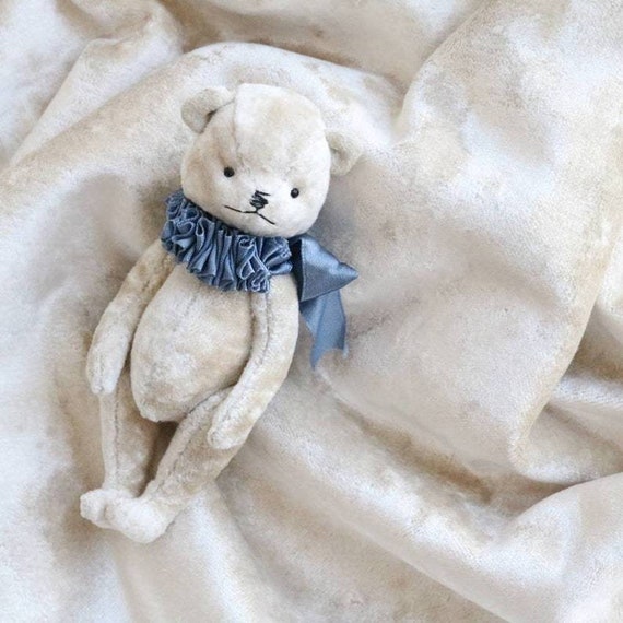 miniature bear fabric long pile mini bear fabric mini faux fur for
