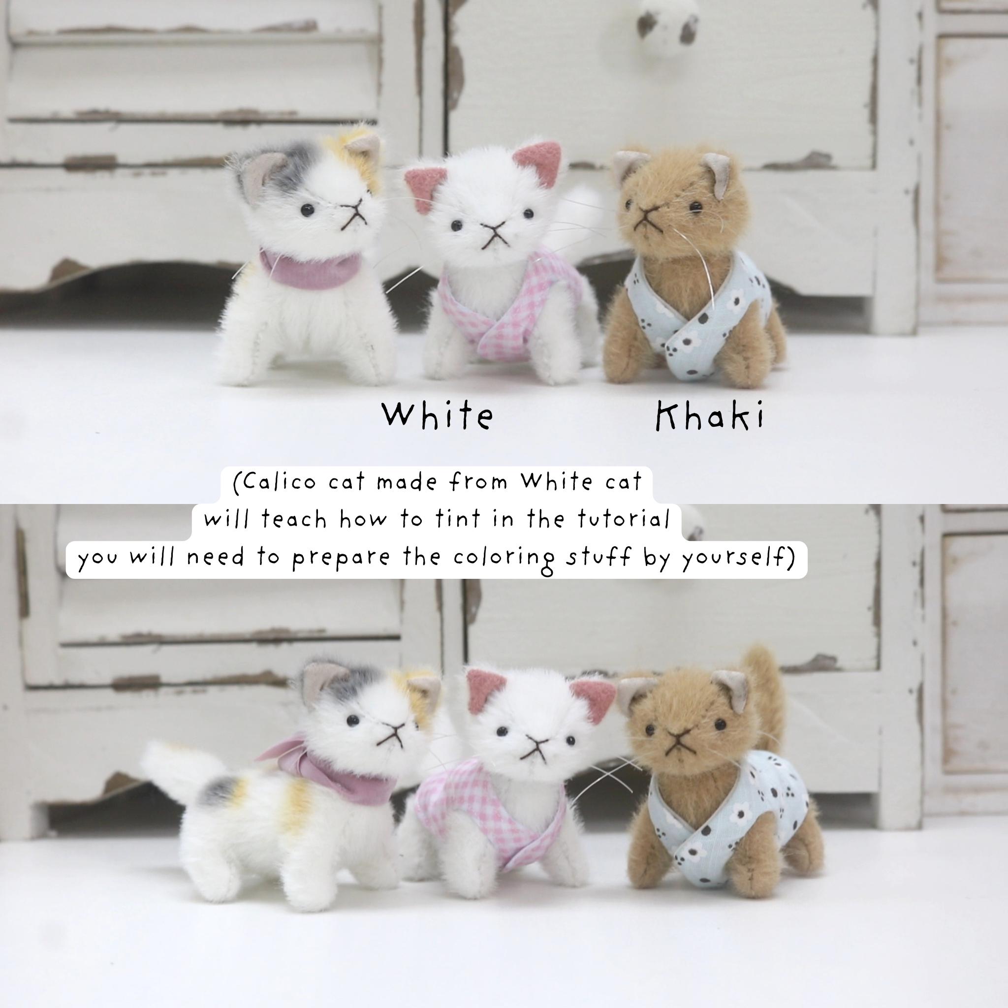 猫用裁縫キット DIY ミニ猫ぬいぐるみ裁縫キット ぬいぐるみ 大人用猫