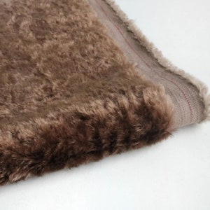 brown teddy bear viscose artist teddy bear making supplies 6mm viscose fur stuffed doll fabric german viscose cotton viscose fur A47