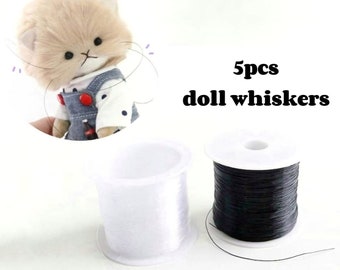 doll whiskers stuffed animal whisker nylon thread for teddy bear whiskers beard teddy toy stuffed toy making Z08