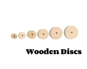 50pcs-wooden discs for teddy bear joint tiny bear joints plush doll joints discs