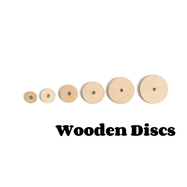 50pcs-wooden discs for teddy bear joint tiny bear joints plush doll joints discs