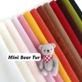 Mini Bear Fur Fabric Micro Plush Fabric for Miniature Bear Making Synthetic Sassy Bear Material A10 product logo