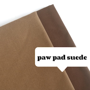 1mm suede fabric teddy bear paw suede fabric eyelid making material non fray faux suede S01