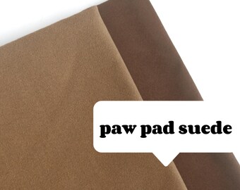 1mm suede fabric teddy bear paw suede fabric eyelid making material non fray faux suede S01