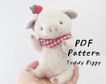 テディキャットの縫製パターン、アーティストのテディキティのPDF