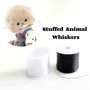 3pcs Stuffed animal whiskers nylon thread for teddy bear whiskers beard teddy toy stuffed toy making Z08