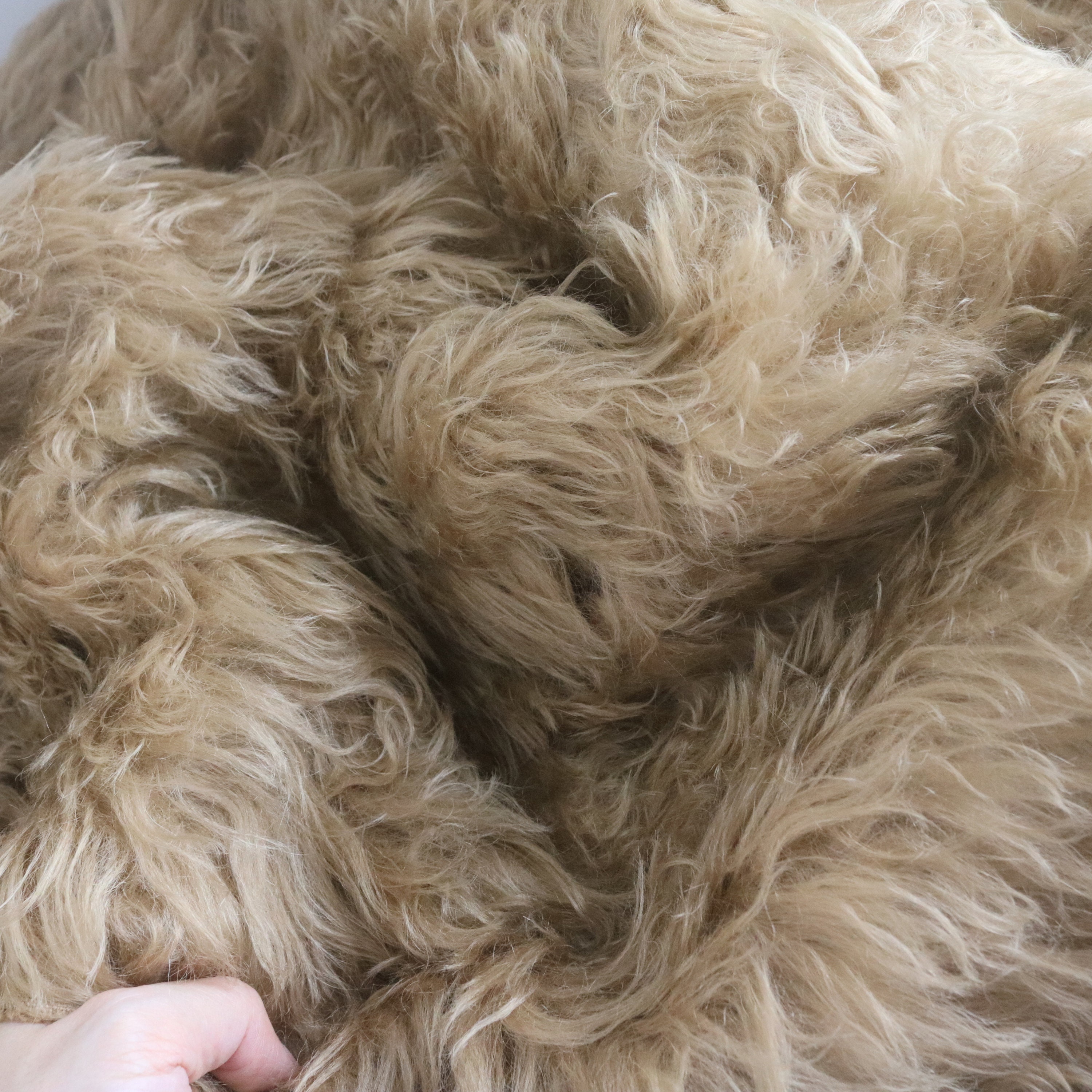 シュタイフ シュルテ モヘア生地 ロングパイル 50mm モヘアファー