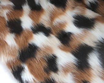 ぬいぐるみ、着ぐるみ、獣人用の三毛猫柄フェイクファー / べっ甲柄猫 