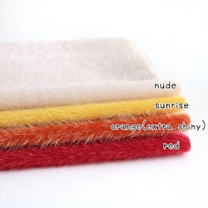 miniature bear fabric long pile mini bear fabric mini faux fur for teddy bear making mini plush fabric bear making A04 image 4