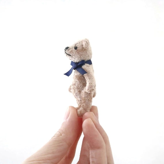 テディベア ミニチュア ハンドメイド 小さなぬいぐるみ 作家様 テディベア ミニチュア ハンドメイド 小さなぬいぐるみ 作家様