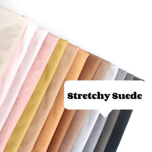 stretchy suede fabric for bear paw pad eyelid making matt suede matte suede fabric thin faux suede teddy bear sculpture paw fabric S02