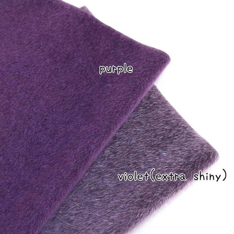 miniature bear fabric long pile mini bear fabric mini faux fur for teddy bear making mini plush fabric bear making A04 image 6