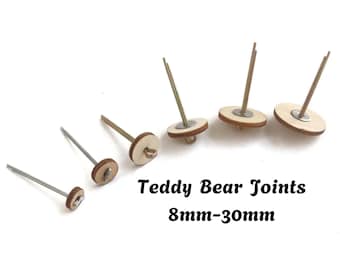Teddy Bear Joint Set Discs Cotter Pin, Mini Bear Supplies  8mm/10mm/12mm/15mm/18mm/20mm