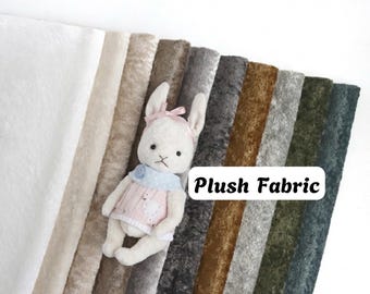 Teddy Bear Plush Fabric, Stuffed Animals Soft Toy Making Material A18
