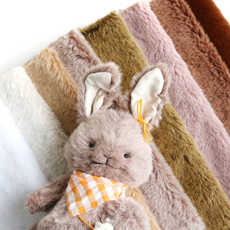 Pile13mmTeddy bear fabric plush faux fur soft toy bear making Etsy