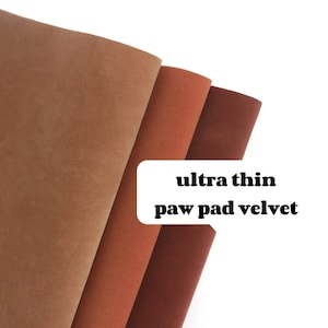 extra thin suede fabric micro doll making material teddy bear paw making fabric S05