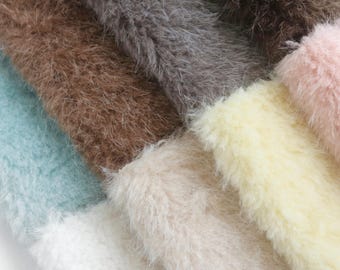 13mm faux fur wool texture fake fur for plushie toy doll making fur fabric fuzzy plush faux fur craft fur B19