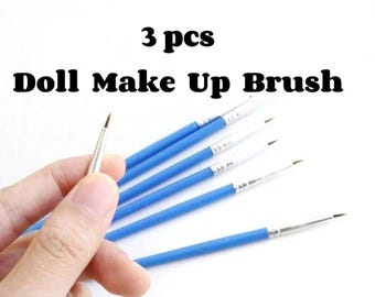 Thin doll makeup brush bjd brush Blythe custom make up brush needle felt tool Z05