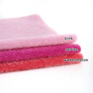 miniature bear fabric long pile mini bear fabric mini faux fur for teddy bear making mini plush fabric bear making A04 image 5