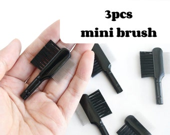 mini brush for miniature teddy bear making mini mohair brush tiny brush for plush doll sewing