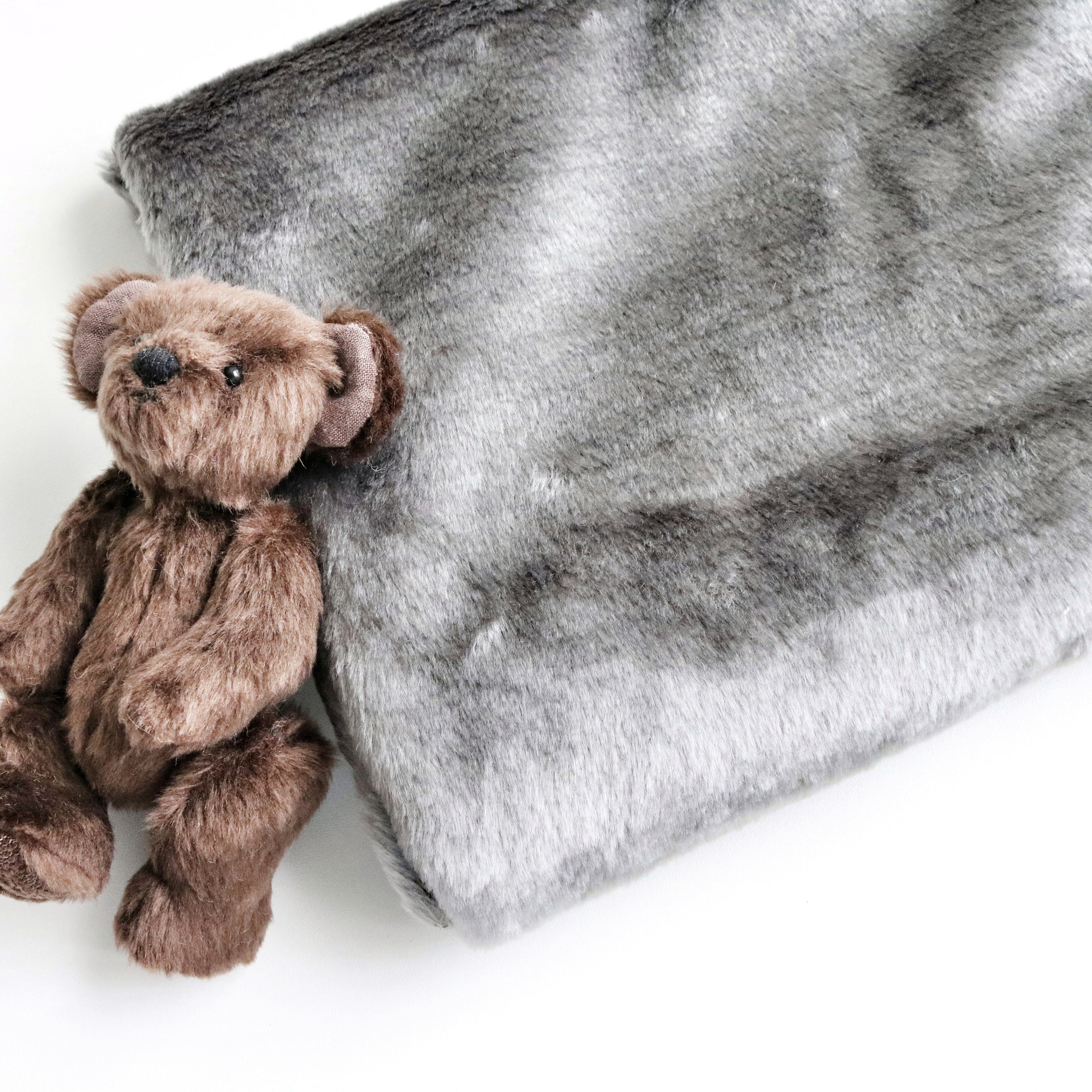 Limitedlong pile artist teddy bear fabric/faux fur Etsy