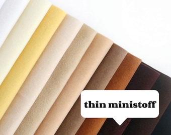 thin ministoff micro bear fabric teddy bear paw pads fabric inner ears mini bear making supplies material A14