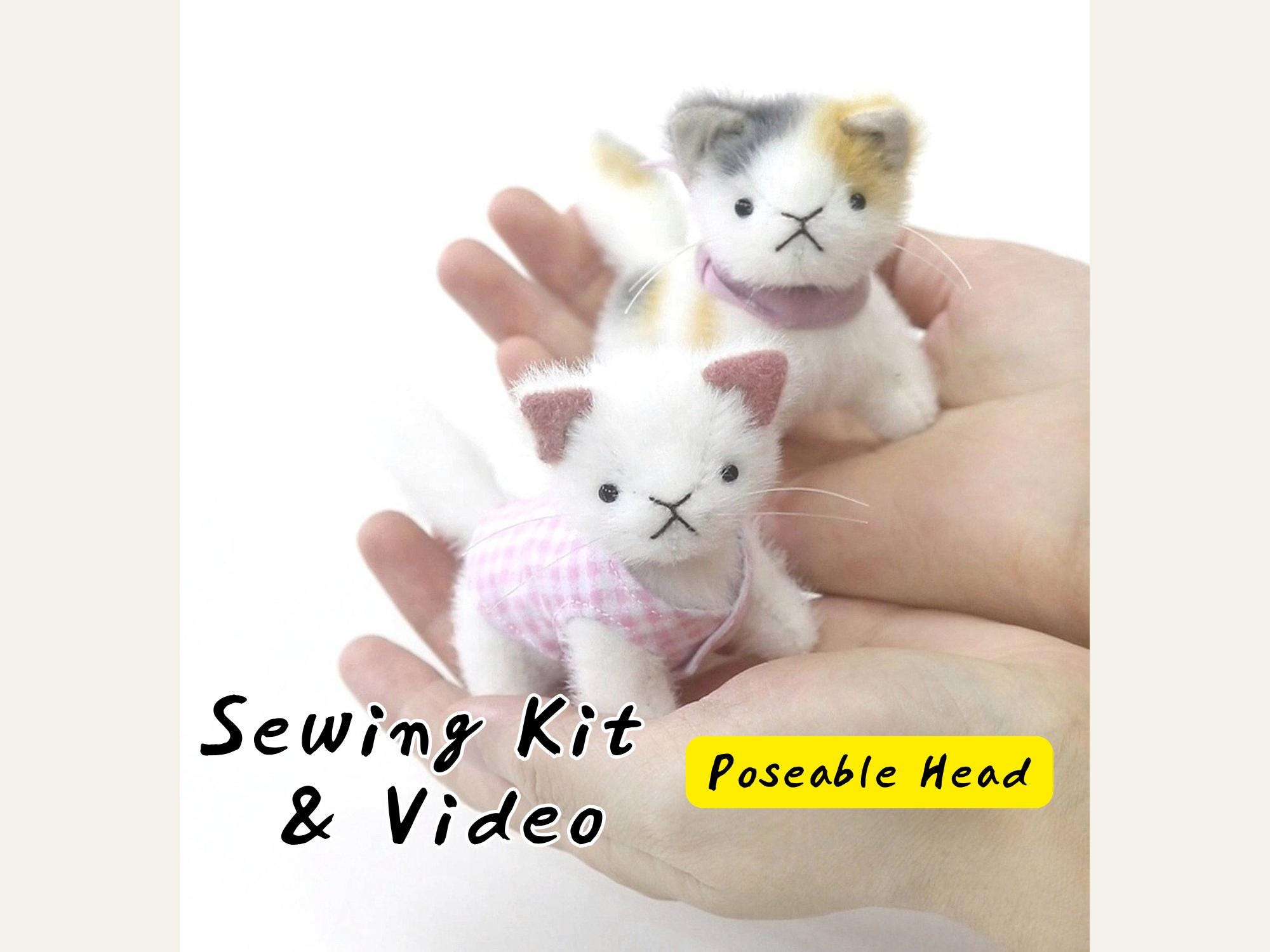 猫用裁縫キット DIY ミニ猫ぬいぐるみ裁縫キット ぬいぐるみ 大人用猫