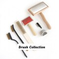Brush for Craft Mohair Teasel Brush Yarn Crochet Wool Carder Small Wire Flicker Brush