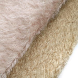 10mm mohair fabric for teddy bear mohair material mini bear mohair fabric sparse mohair in white pink blue brown A46