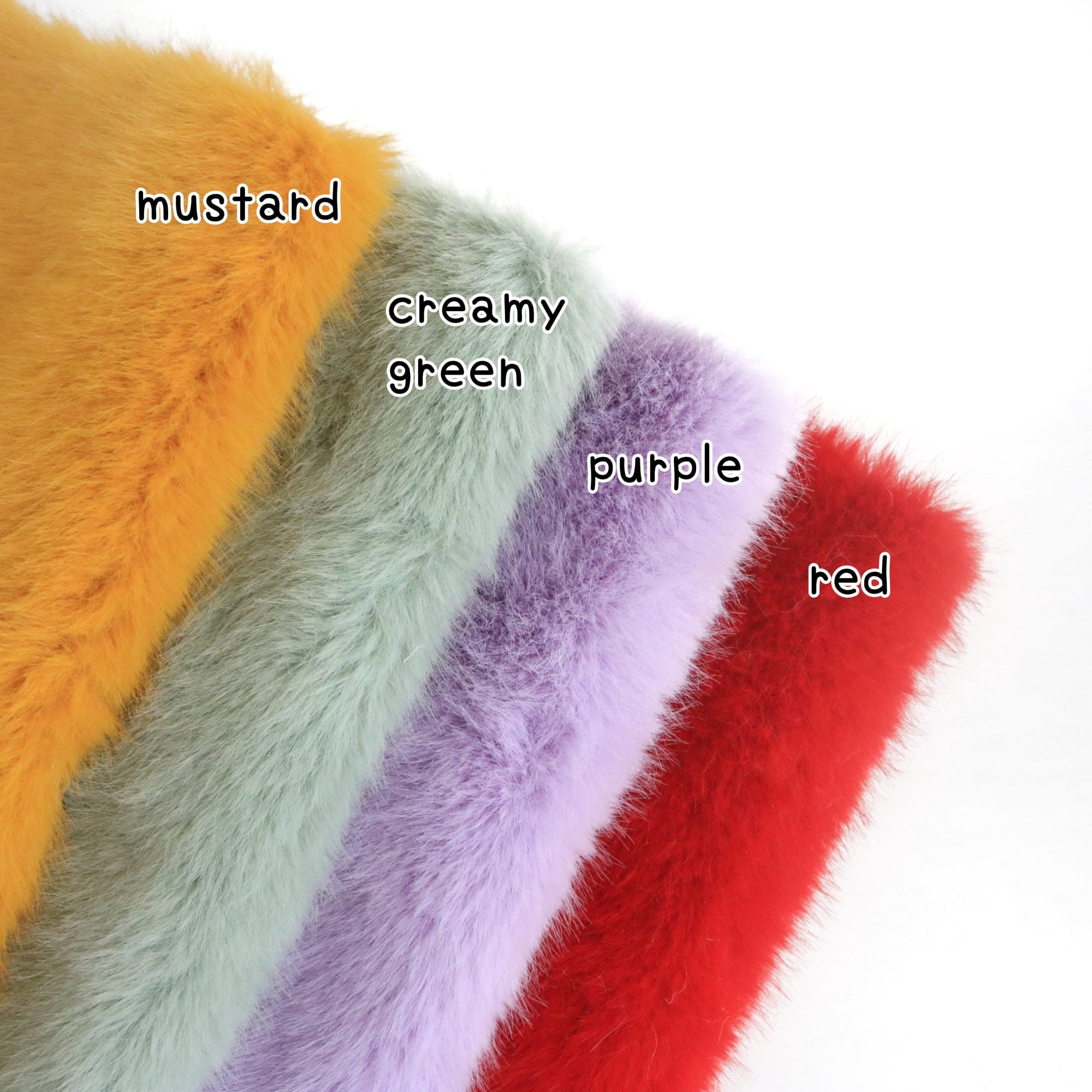 Faux Fur Fabric Furry Material in 23 Colours, 10mm Pile Plush Soft Cuddly.  5 & 10 Meters, Discounted Price