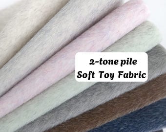 Stuffed Animal Plush Fabric, for Teddy Bear Soft toy, Plushie, Mini Bear Fabric A02